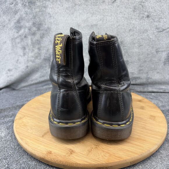 Dr. Martens 1460 Boots Mens Size 6 Black Leather Combat Lace Up Made In England main image 14